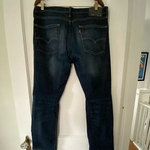 Levi’s dark denim washed jeans - 513 32x30